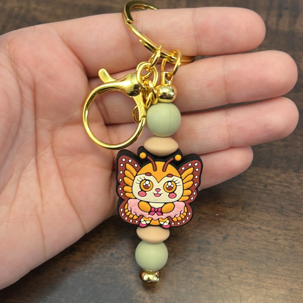 Handmade Butterfly Keychain - Picture 2 of 3